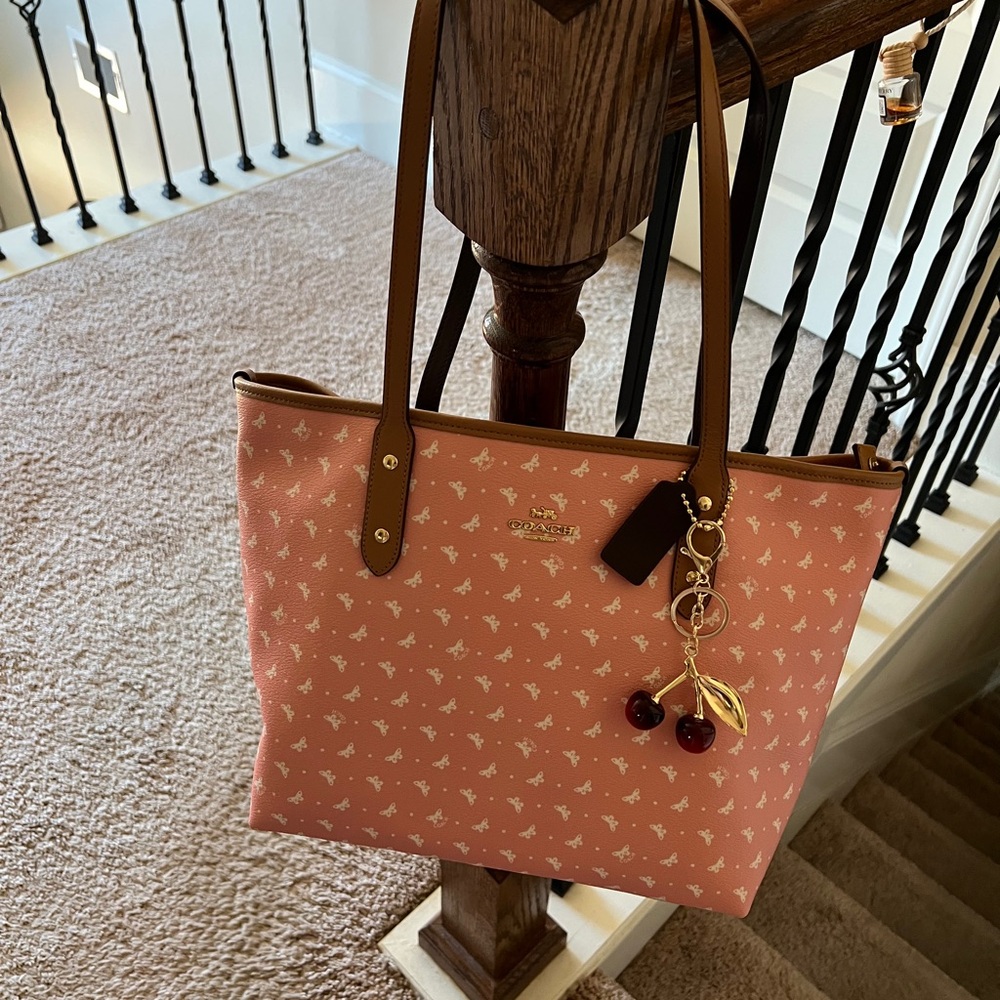 Coach Pink Tote Bag